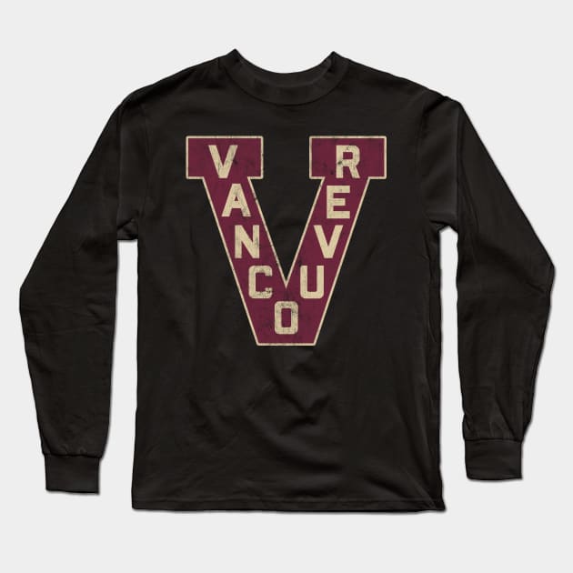 Vancouver Millionaires - Hockey Team - Faded/Distressed Style Long Sleeve T-Shirt by CultOfRomance